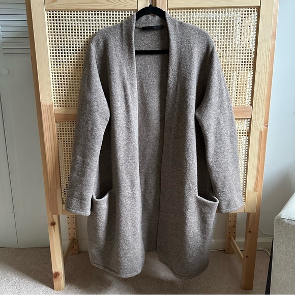 Jenni Kayne Oatmeal Sweater Coat - Picture 2 of 5